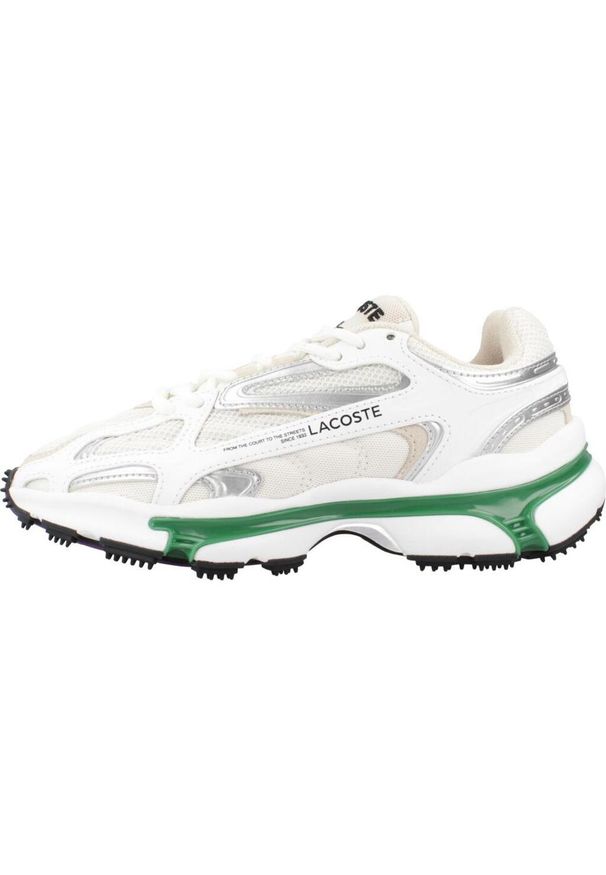 Tenisówki Lacoste Model L003 2k24 Kolor Biały. Kolor: biały. Materiał: tkanina, skóra