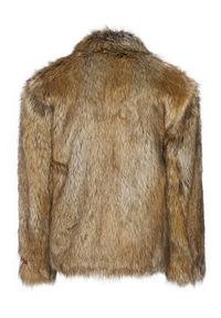 Hugo - HUGO Futro Bryan2541 50546592 Brązowy Relaxed Fit. Kolor: brązowy. Materiał: syntetyk #6