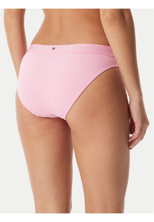 TOMMY HILFIGER - Tommy Hilfiger Dół od bikini UW0UW06363 Różowy jasny. Kolor: różowy. Materiał: syntetyk