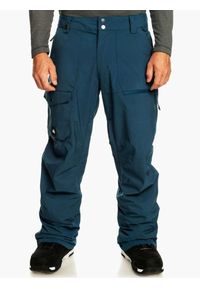 Męskie Spodnie Quiksilver UTILITY PT OUTERWEAR PANTS. Kolor: niebieski