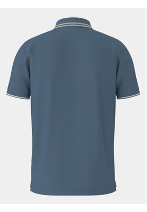 Selected Homme Polo 16087840 Niebieski Regular Fit. Typ kołnierza: polo. Kolor: niebieski. Materiał: bawełna