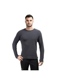 Koszulka Trekkingowa Męska Naturehike Crew Neck Reversible ciemna szara m. Kolor: szary. Sport: turystyka piesza