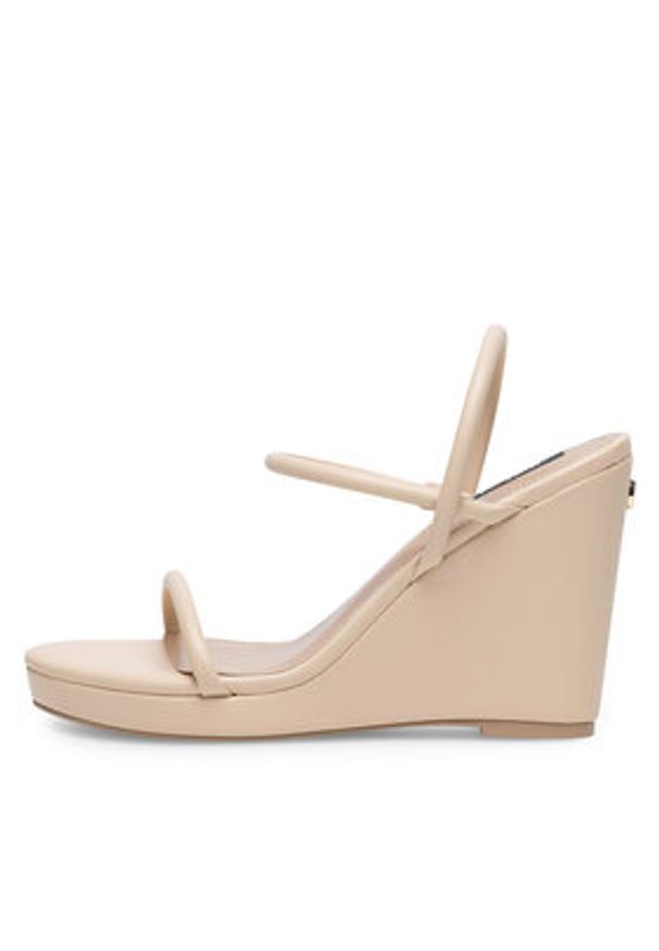 Nine West Sandały WFA2624-1 Beżowy. Kolor: beżowy. Materiał: syntetyk