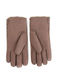 EMU Australia Rękawiczki Damskie Beech Forest Gloves Brązowy. Kolor: brązowy. Materiał: zamsz, skóra