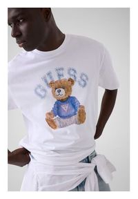 Guess T-Shirt 182885 Biały Classic Fit. Kolor: biały #7