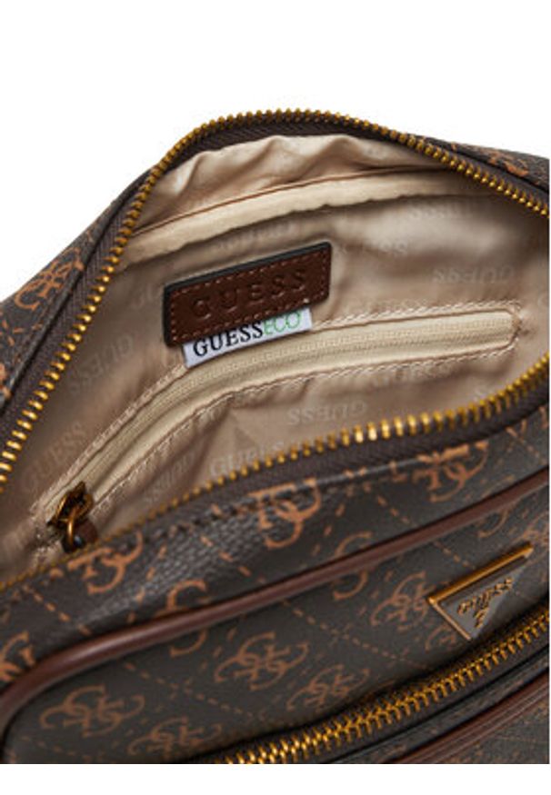 Guess Saszetka HMMILO P5422 Brązowy. Kolor: brązowy. Materiał: skóra