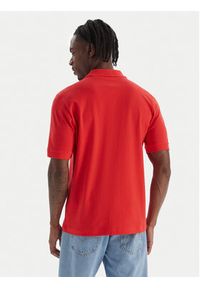 Kappa Polo Logo Sharas Mss 302B3D0 Czerwony Regular Fit. Typ kołnierza: polo. Kolor: czerwony. Materiał: bawełna #5