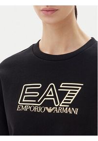 EA7 Emporio Armani Bluza 7W000100 AF10377 MC004 Czarny Loose Fit. Kolor: czarny. Materiał: bawełna