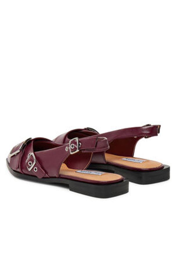 Steve Madden Sandały SM11003901 Bordowy. Kolor: czerwony. Materiał: skóra
