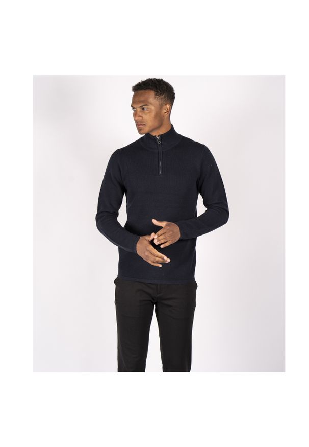 MARCUS - Marcus męski sweter STRIK Langdon Half Zip 21-200161 7050