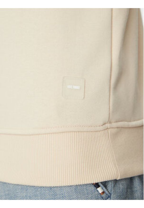 INDICODE Bluza Fence 50-411 Beżowy Regular Fit. Kolor: beżowy. Materiał: syntetyk, bawełna