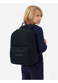 TOMMY HILFIGER - Tommy Hilfiger Plecak Th Essential Backpack AU0AU01864 Granatowy. Kolor: niebieski. Materiał: materiał #1