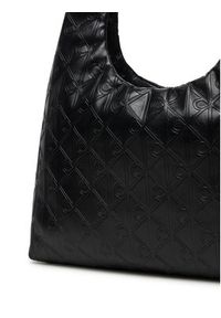 Calvin Klein Torebka Emblem Aop Puffer Lg Shoulder Ba LV04F3199G Czarny. Kolor: czarny. Materiał: skórzane #3