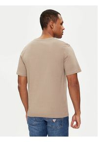 Jack & Jones - Jack&Jones T-Shirt 12251315 Beżowy Regular Fit. Kolor: beżowy. Materiał: bawełna #4
