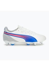 Puma - Buty piłkarskie męskie PUMA King Match MxSG. Kolor: biały. Sport: piłka nożna