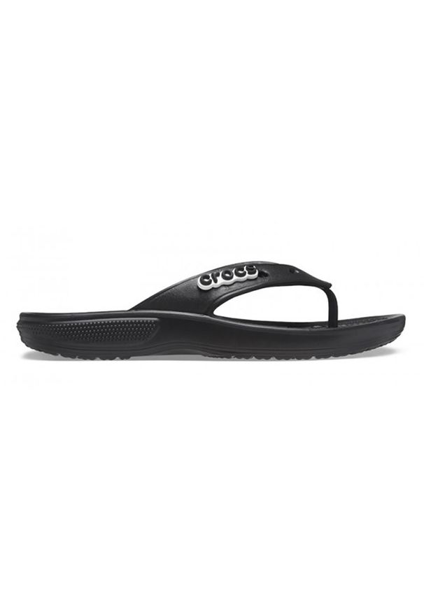 Japonki damskie Crocs Classic Flip. Kolor: czarny. Materiał: materiał, syntetyk