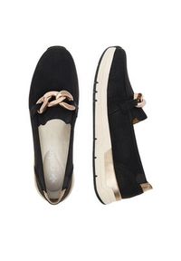 Rieker Półbuty 58944-00 Czarny. Kolor: czarny. Materiał: materiał #2