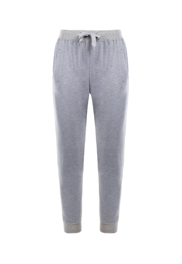 Born2be - Szare Spodnie Dresowe Joggery Analía. Kolor: szary. Materiał: dresówka. Styl: sportowy