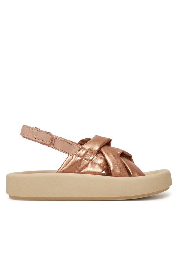 Sandały Primigi. Kolor: złoty