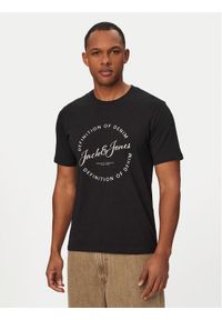 Jack & Jones T-Shirt Grayson 12288377 Czarny Regular Fit. Kolor: czarny. Materiał: bawełna #1