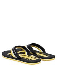 TOMMY HILFIGER - Tommy Hilfiger Japonki Patch Hilfiger Beach Sandal FM0FM05903 Czarny. Kolor: czarny. Materiał: materiał #6