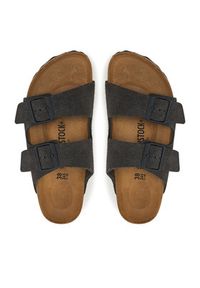 Birkenstock Klapki Arizona 1028592 Szary. Kolor: szary. Materiał: skóra, zamsz #3