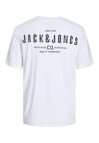 Jack & Jones - Jack&Jones T-Shirt 12235135 Biały Relaxed Fit. Kolor: biały. Materiał: bawełna #4