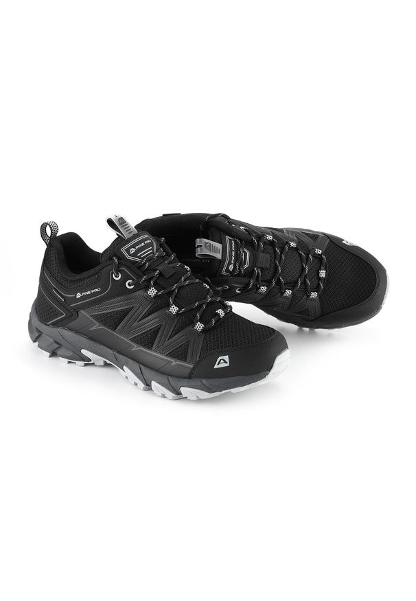 ALPINE PRO - Buty turystyczne niskie unisex Alpine Pro Uhese. Okazja: na co dzień. Kolor: czarny. Styl: casual, sportowy. Sport: turystyka piesza
