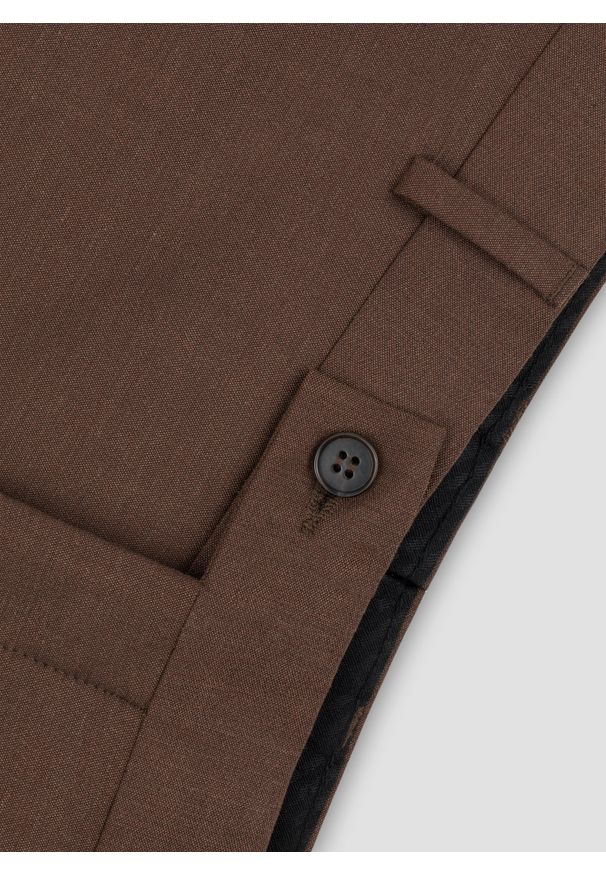 Pako Lorente - PAKO LORENTE – Spodnie męskie garniturowe P21WF-6G-075-A. Materiał: poliester, wiskoza, elastan. Wzór: gładki. Styl: elegancki