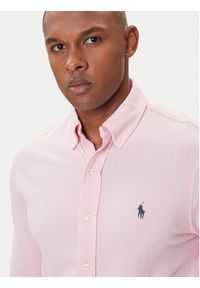 Polo Ralph Lauren Koszula Classics 710654408049 Różowy Regular Fit. Typ kołnierza: polo. Kolor: różowy. Materiał: bawełna #6
