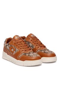 Coach Sneakersy CDE26 Brązowy. Kolor: brązowy. Materiał: skóra #6