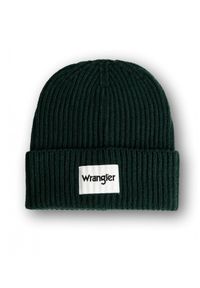 Wrangler - WRANGLER RIB BEANIE MĘSKA CZAPKA ZIMOWA LOGO SYCAMORE W0W2UHG49 112321918. Sezon: zima