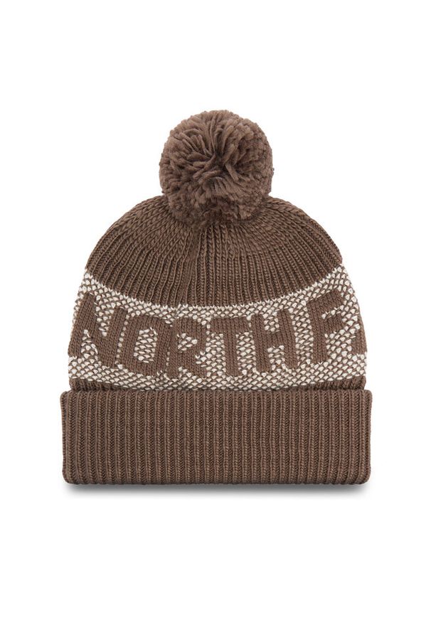 Czapka The North Face. Kolor: brązowy. Styl: retro