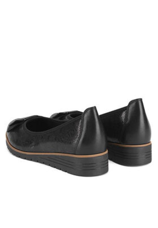 Lasocki Baleriny EST-TOMBA-29 Czarny. Kolor: czarny. Materiał: skóra