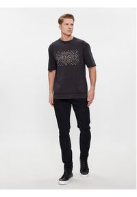 Hugo T-Shirt Dunic 50504534 Czarny Relaxed Fit. Kolor: czarny. Materiał: bawełna