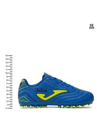 Joma Buty do piłki nożnej Toledo Jr TOJW2404AG Niebieski. Kolor: niebieski. Materiał: skóra #7