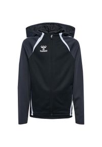 Dziecienska bluza z kapturem na zamek Hummel Lead 2.0. Typ kołnierza: kaptur. Kolor: czarny, szary, wielokolorowy. Materiał: dresówka
