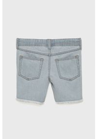 GAP szorty jeansowe dziecięce regulowana talia. Okazja: na co dzień. Kolor: niebieski. Materiał: jeans. Styl: casual