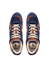 Polo Ralph Lauren Sneakersy 809974014002 Granatowy. Kolor: niebieski. Materiał: skóra, zamsz #4