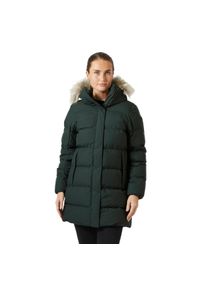 Parka damska z kapturem Helly Hansen Blossom. Typ kołnierza: kaptur. Kolor: czarny, wielokolorowy, zielony. Sezon: zima #1