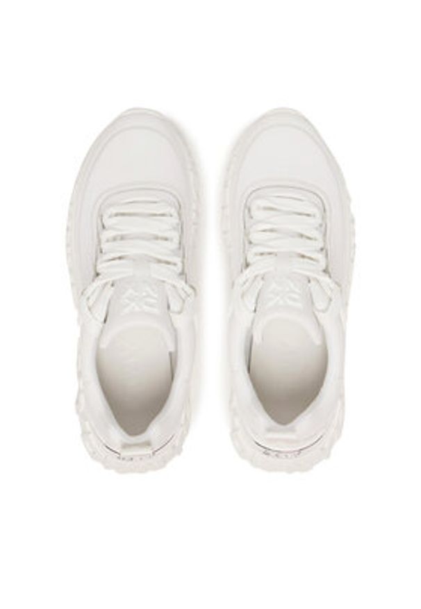 DKNY Sneakersy Lacombe K1522639 Biały. Kolor: biały. Materiał: materiał
