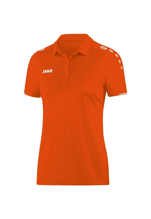 Damska koszulka polo Jako Classico. Typ kołnierza: polo. Kolor: niebieski. Sport: piłka nożna