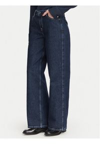 Guess Jeans Jeansy W6YA01 D1178 Granatowy Wide Leg. Kolor: niebieski #1