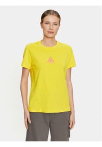 Vans T-Shirt Tri Boyfriend VN0A4SCY Żółty Regular Fit. Kolor: żółty. Materiał: bawełna #1
