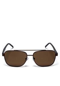 Gino Rossi Okulary przeciwsłoneczne GR6625S Brązowy. Kolor: brązowy