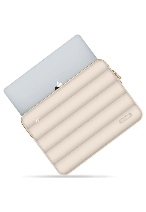 TECH-PROTECT - Wsuwka Tech-Protect Puffy 13''-14'' beżowy. Kolor: beżowy. Materiał: materiał. Styl: elegancki, casual