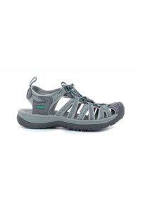 keen - Buty do chodzenia damskie Keen Whisper. Kolor: szary. Materiał: materiał, syntetyk. Sport: turystyka piesza