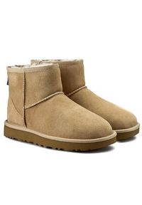 Ugg Śniegowce W Classic Mini II 1016222 Beżowy. Kolor: beżowy. Materiał: skóra #3