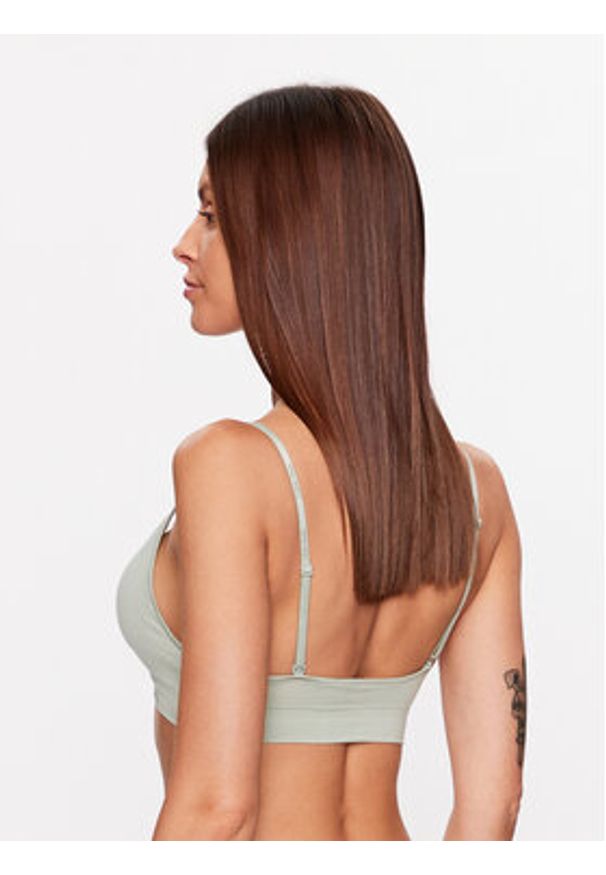 Calvin Klein Underwear Biustonosz braletka 000QF7085E Zielony. Kolor: zielony. Materiał: bawełna