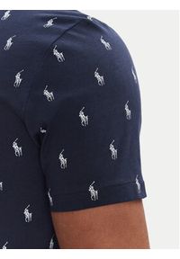 Polo Ralph Lauren T-Shirt 714899612006 Granatowy Regular Fit. Typ kołnierza: polo. Kolor: niebieski. Materiał: bawełna #4